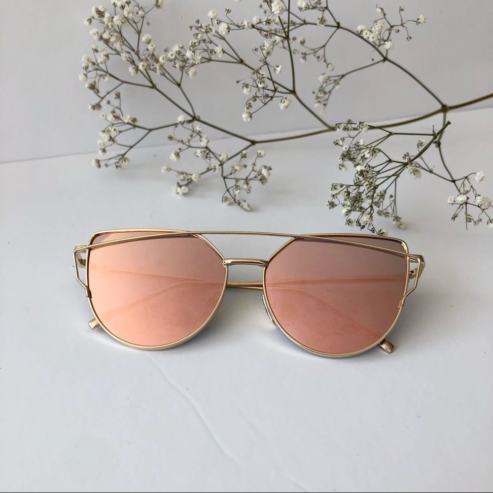 Pink Cat Eye Sunglasses